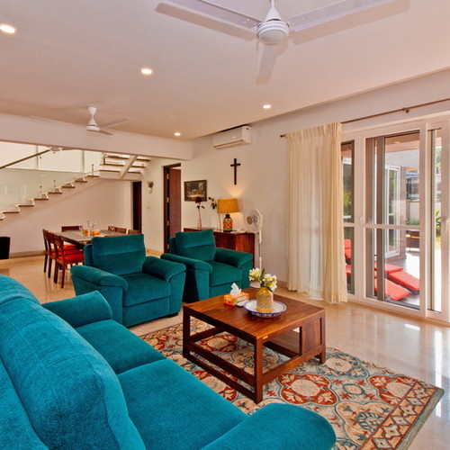 Luxury villa living room