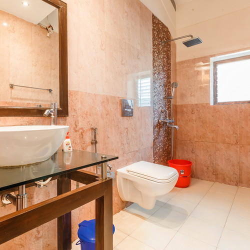 Bathroom with modern facilities