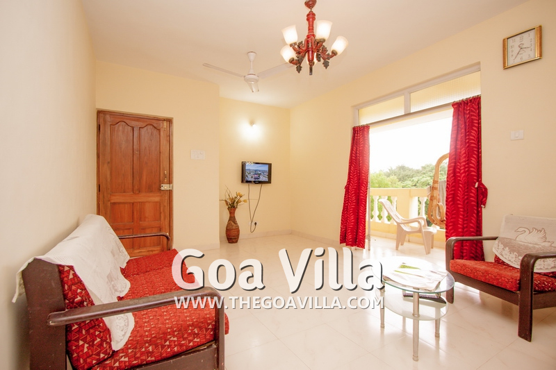 2 BHK apartment in complex with pool