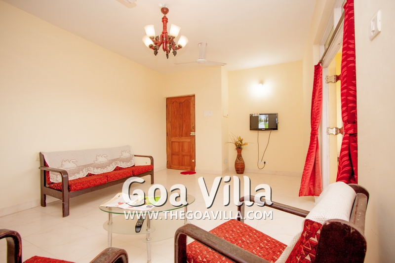 2 BHK apartment in complex with pool