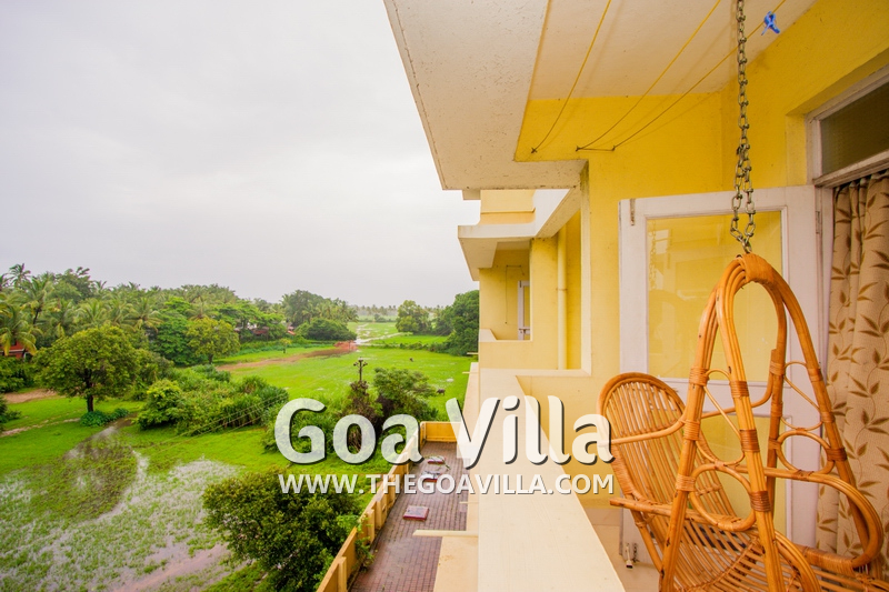 2 BHK apartment in complex with pool