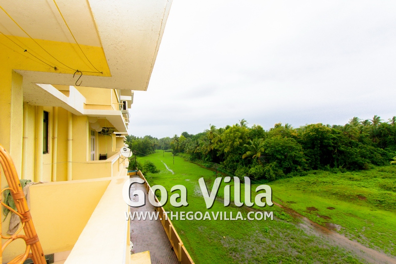 2 BHK apartment in complex with pool