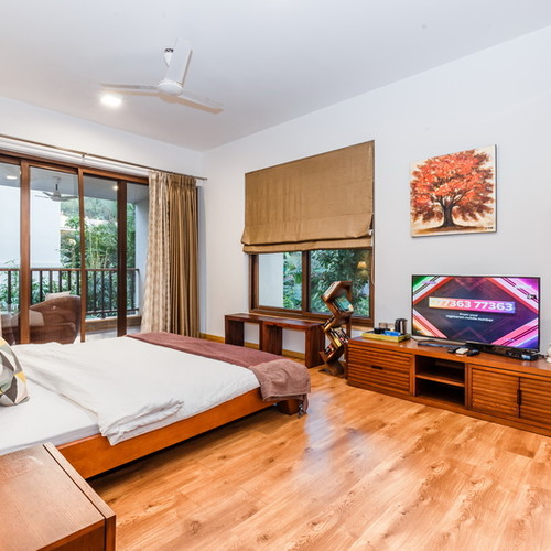 Luxury bedrooms in the goa villa