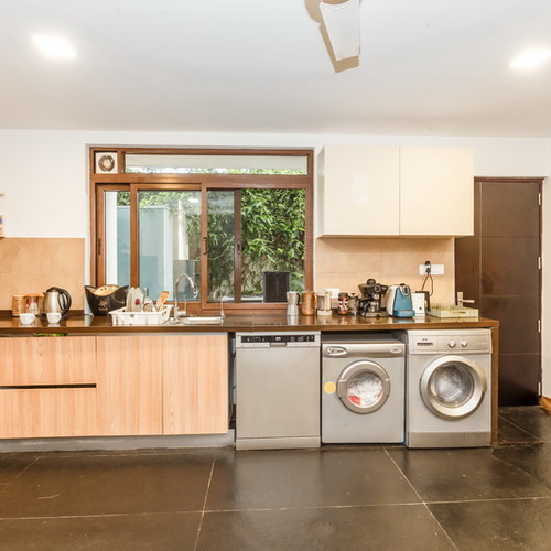 Luxury kitchen in the goa villa
