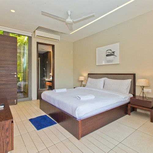 Luxury bedroom in the villa