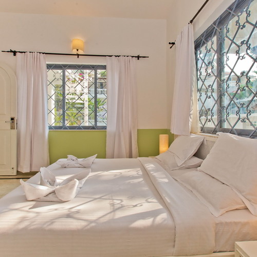 Luxury bedrooms in villa