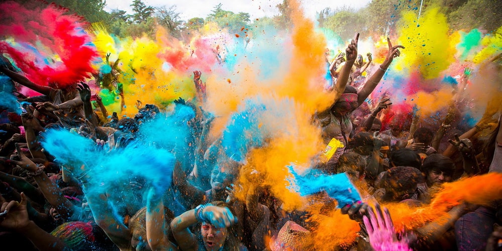 Celebrating Holi